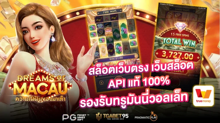 สล็อตเว็บตรง เว็บสล็อต API แท้ 100% รองรับทรูมันนี่วอลเล็ท
